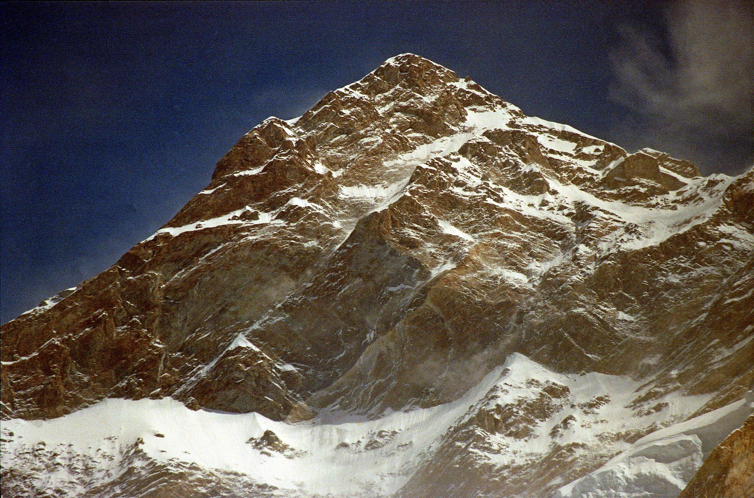 108 Annapurna Northwest Face Close Up From Ridge Above Miristi Khola Annapurna Northwest summit close up from the ridge above the Miristi Khola.